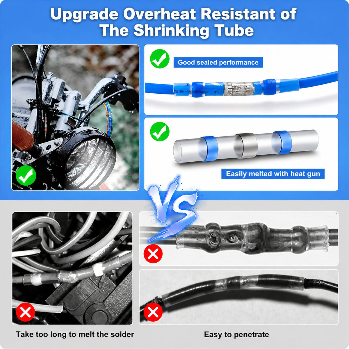 Marine‑Grade Solder Seal Wire Connectors Waterproof Terminals