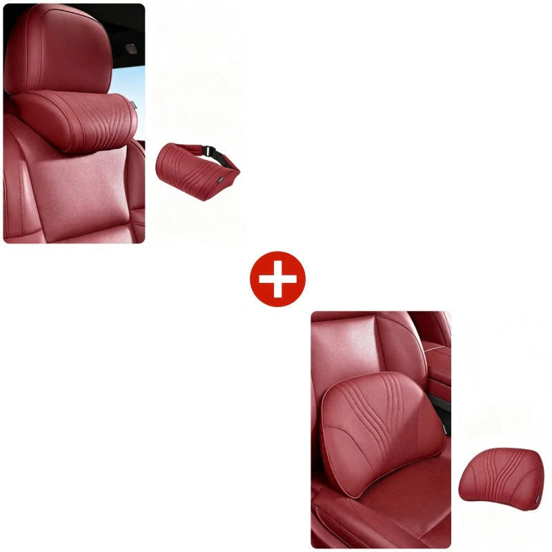 ๐๐ค Relieve Driving Fatigue! Universal Memory Foam Car Headrest Neck Pillow, Ergonomic Support Auto Neck Cushion for Long Road Trips