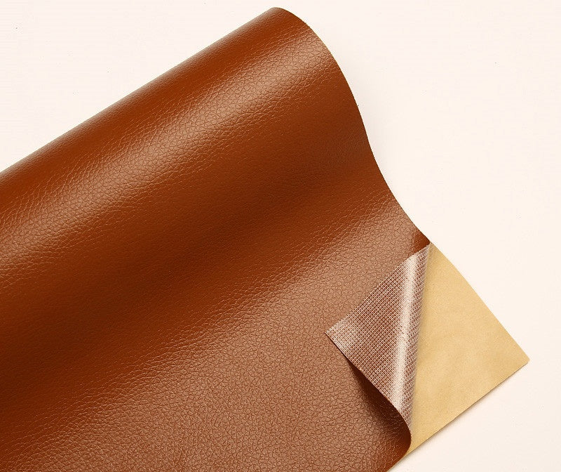 Leather Repair Patch Self Adhesive Leather Stickers for Car Seats Black Faux Leather Fabric for Upholstery Vinyl Seat Tape for Furniture, Couch Patch Kit for Cars Interior
