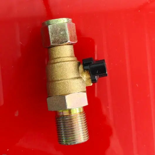 🔧Solid Brass Air Brake Cut Off Valve M18×1.5 for Semi Trucks & Trailers