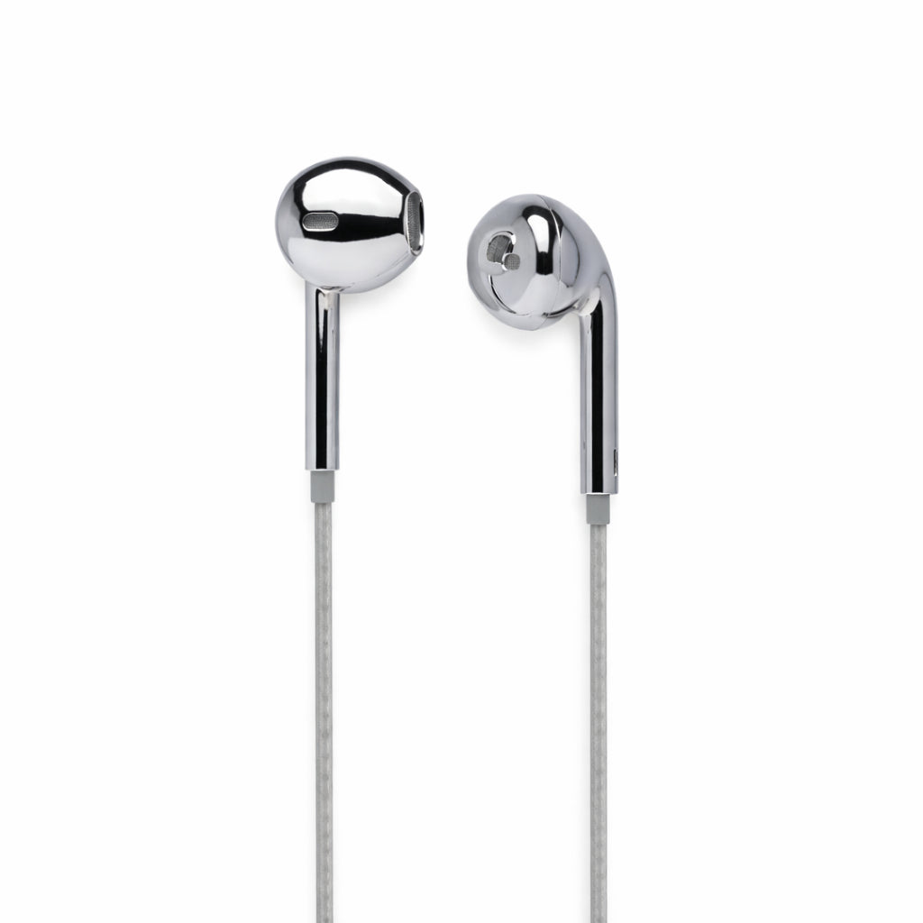 ⚡Chroma Wired Earbuds  | Premium Chrome Shell Zero Lag Earphones, Tangle Resistant Cord For Gaming Daily Commute