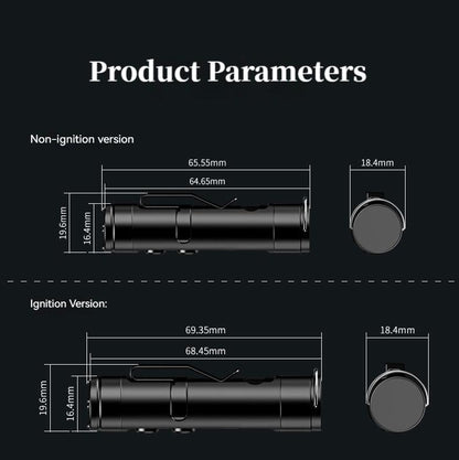 💡 K2 Mini EDC Keychain Flashlight | 500 Lumens USB-C Rechargeable Survival Light
