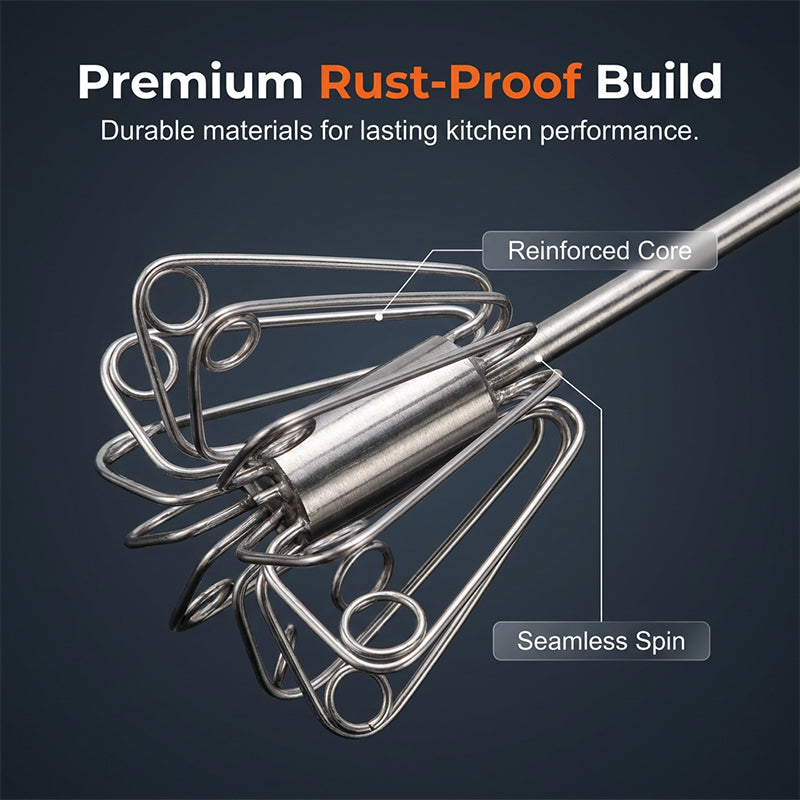 Stainless Steel Push Whisk