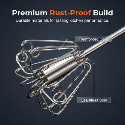 Stainless Steel Push Whisk