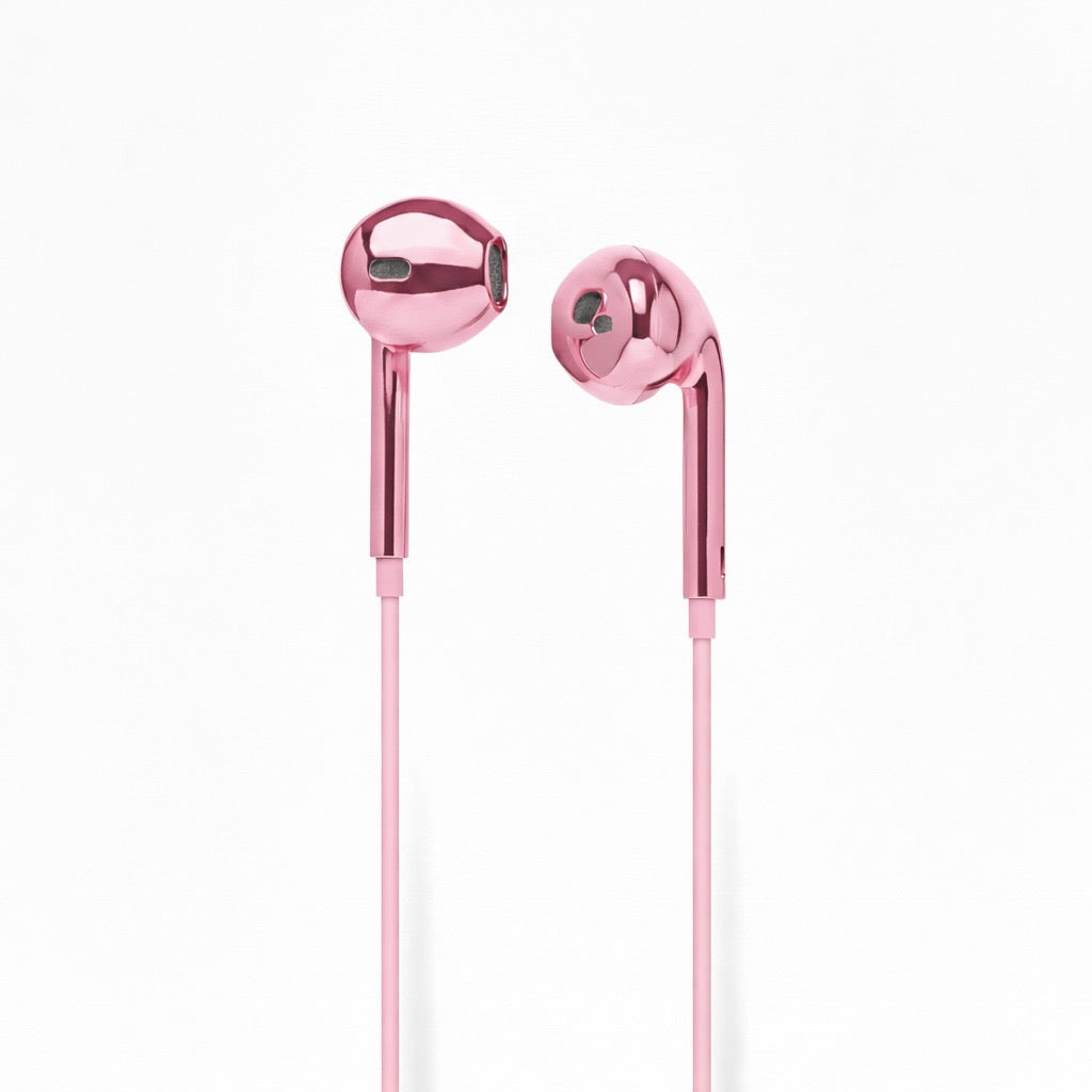 ⚡Chroma Wired Earbuds  | Premium Chrome Shell Zero Lag Earphones, Tangle Resistant Cord For Gaming Daily Commute