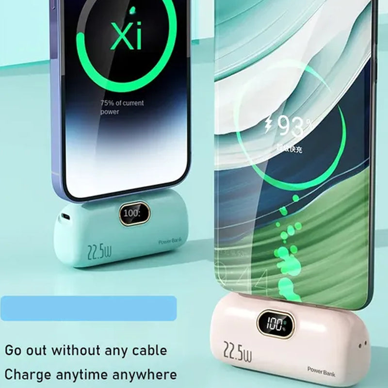 【Limited Offer 66% OFF!】 ChargeGo™ 5000mAh Mini Power Bank – Ultra-Portable & Universally Compatible🔋📱