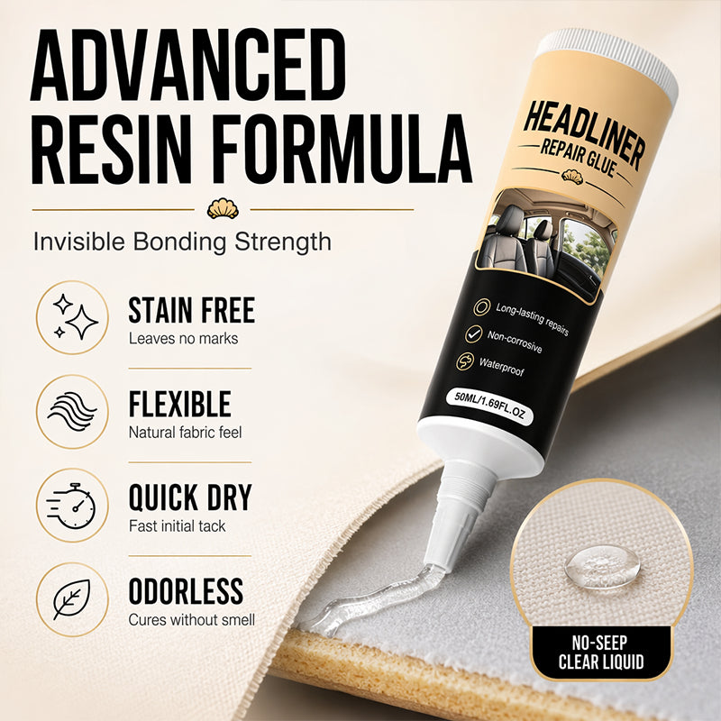 🔥 50% Off Today! 🚗 Car Headliner Glue – Strong Hold, Easy Fix for Your Car Interior