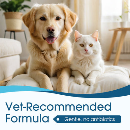 Veterinary-Strength Itch Relief Ear Cleaner for Dogs & Cats – Gentle, Plant-Based Formula