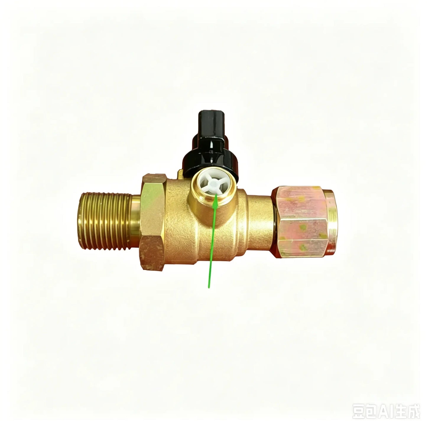 🔧Solid Brass Air Brake Cut Off Valve M18×1.5 for Semi Trucks & Trailers