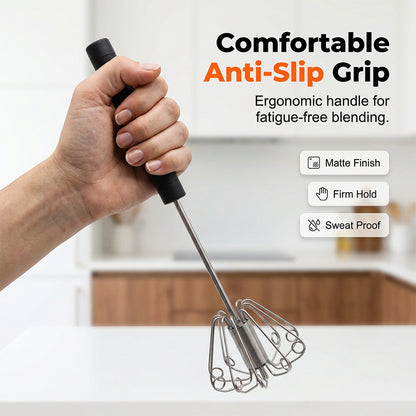 Stainless Steel Push Whisk