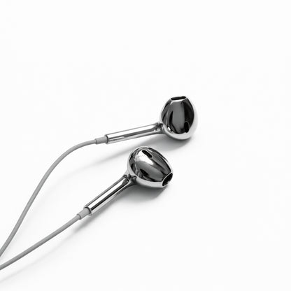⚡Chroma Wired Earbuds  | Premium Chrome Shell Zero Lag Earphones, Tangle Resistant Cord For Gaming Daily Commute