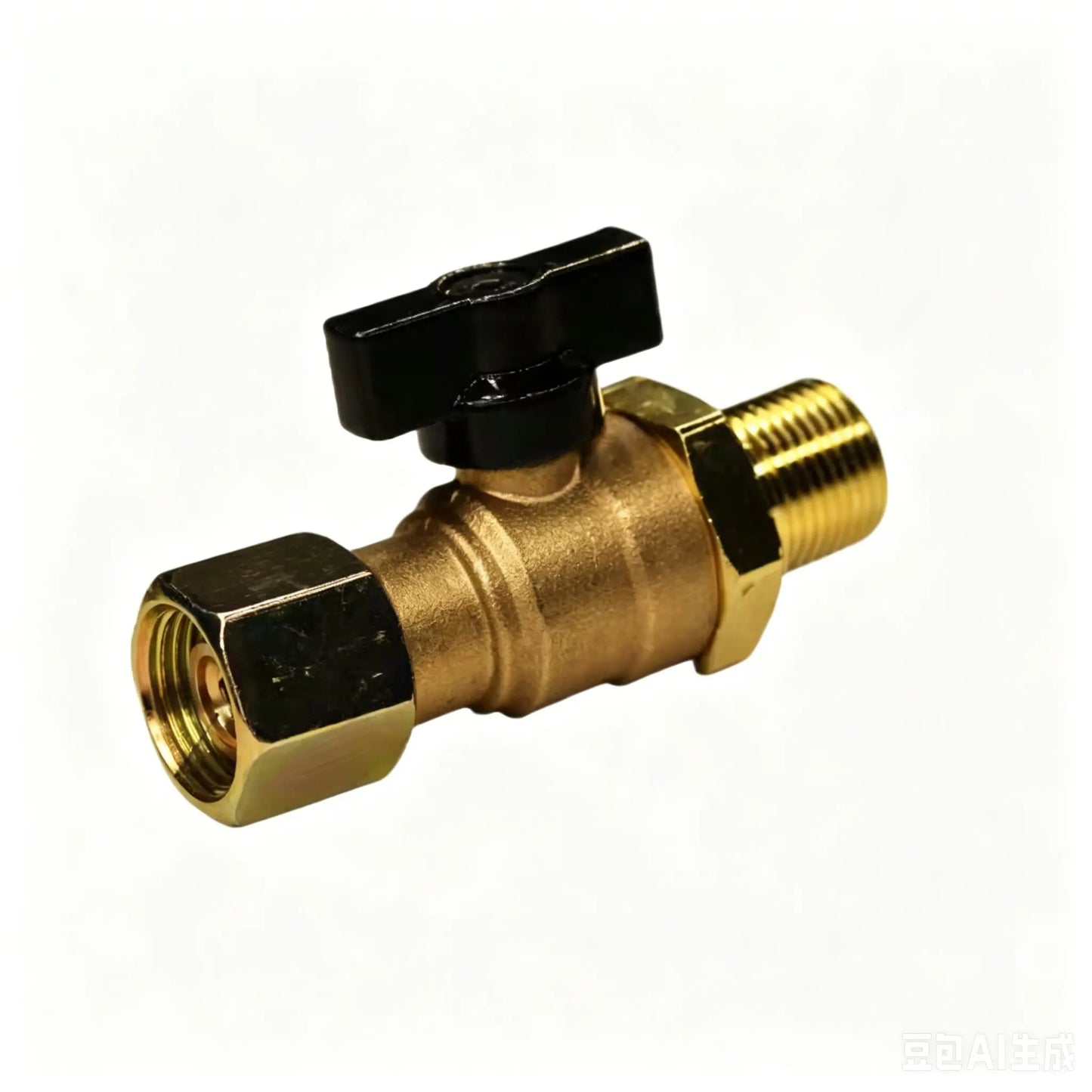 🔧Solid Brass Air Brake Cut Off Valve M18×1.5 for Semi Trucks & Trailers