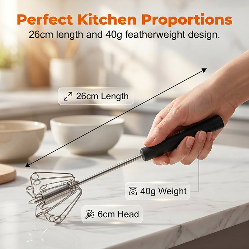 Stainless Steel Push Whisk