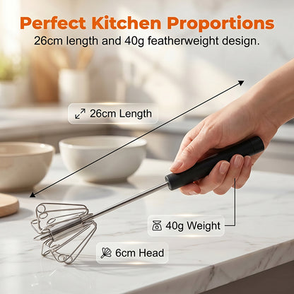 Stainless Steel Push Whisk