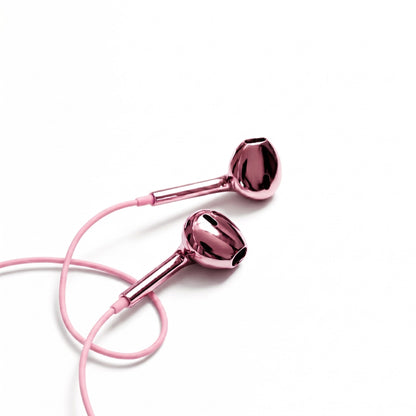 ⚡Chroma Wired Earbuds  | Premium Chrome Shell Zero Lag Earphones, Tangle Resistant Cord For Gaming Daily Commute