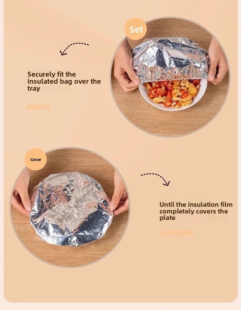 🥳2026 HOT SALE🥳💞50K+ SOLD!✨ 💝Aluminum Foil Heat-retaining Cover