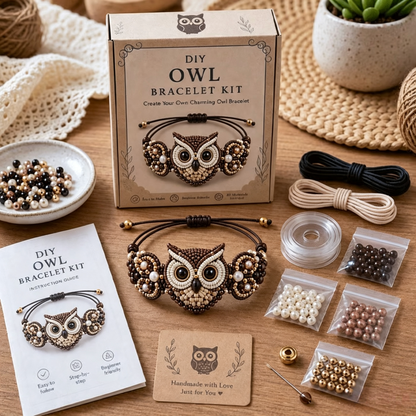 🐾 Premium Cute Animal DIY Beaded Bracelet Kit, Step-by-Step Handmade Jewelry Craft Set, Beginner Friendly DIY Gift for Teens, Kids & Animal Lovers for Birthday Holiday Presents