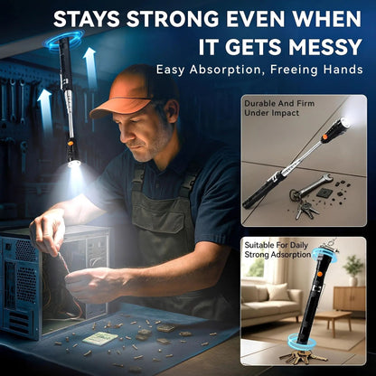 Extendable Magnetic Pickup Tools - Telescoping Magnet with LED Flashlight