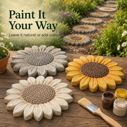 💥 LAST DAY 49% OFF - 🌻 Reusable Sunflower Stepping Stone Mold