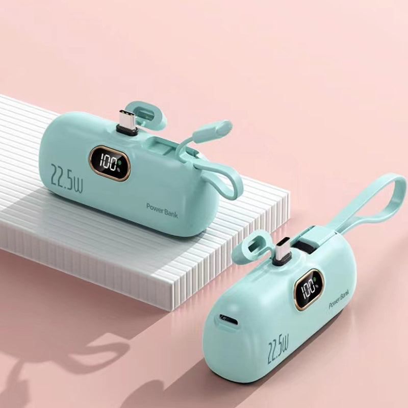 【Limited Offer 66% OFF!】 ChargeGo™ 5000mAh Mini Power Bank – Ultra-Portable & Universally Compatible🔋📱