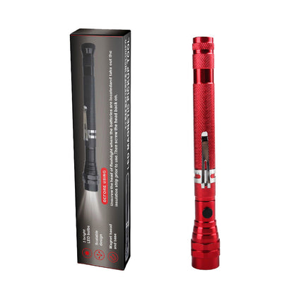 Extendable Magnetic Pickup Tools - Telescoping Magnet with LED Flashlight