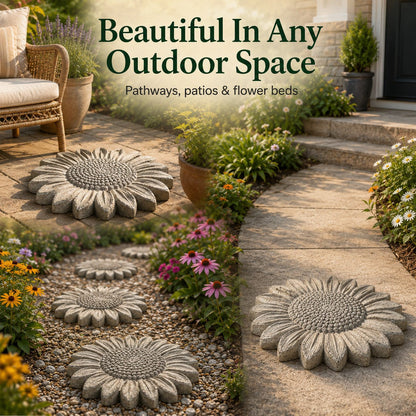 💥 LAST DAY 49% OFF - 🌻 Reusable Sunflower Stepping Stone Mold