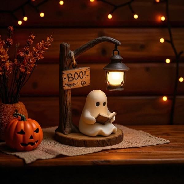🎁Cozy Ghost Night Light — Soft Glow for Desks & Mantels👻