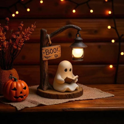 🎁Cozy Ghost Night Light — Soft Glow for Desks & Mantels👻