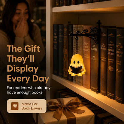 Ghost Library Lantern – Cozy LED Reading Lamp