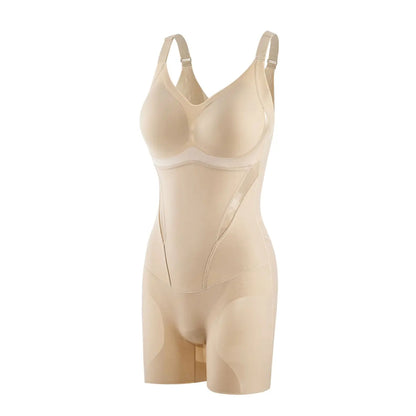 Muinox Icy-Slide Bodysuit, Tummy Control Butt Lifter Faja Shapewear, Ultra Thin Breathable Cooling Seamless Bra Free Body Shaper for Summer