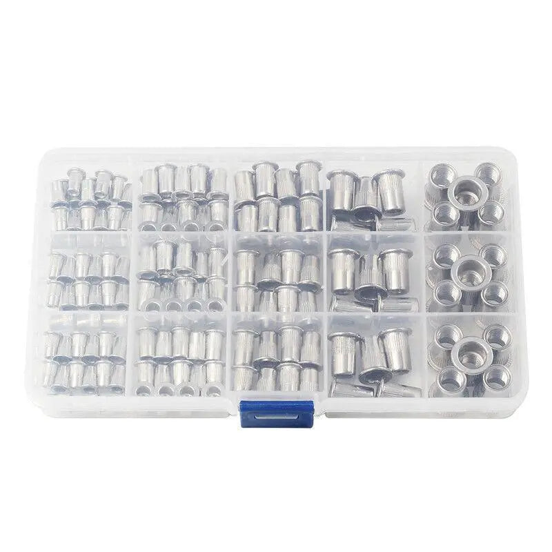 150PCS Stainless Steel Rivet Nut Kit – Create Strong Threads Without Welding