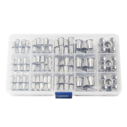 150PCS Stainless Steel Rivet Nut Kit – Create Strong Threads Without Welding