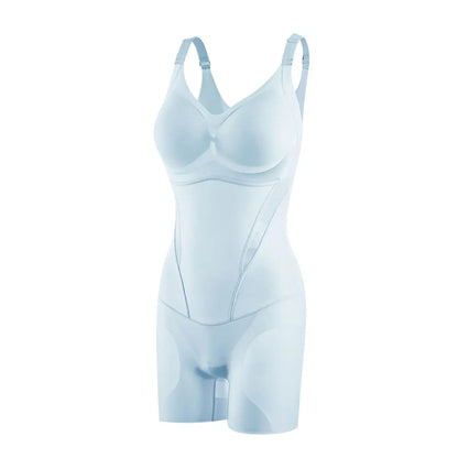 Muinox Icy-Slide Bodysuit, Tummy Control Butt Lifter Faja Shapewear, Ultra Thin Breathable Cooling Seamless Bra Free Body Shaper for Summer
