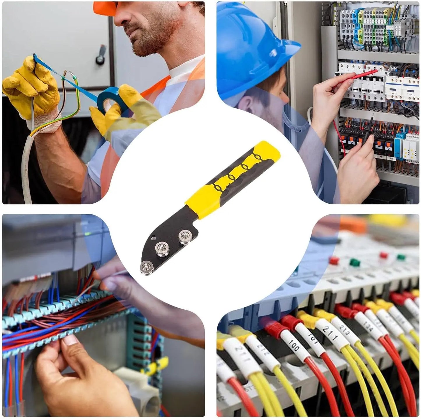 🛠️Stainless Steel Cable Straightener Tool - Professional Manual Untwisting & Bending Device for Electricians, HVAC & Telecom